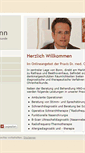 Mobile Screenshot of hno-hofmann.de